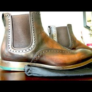 Paul Smith cap-toe Chelsea boots. men’s 9/UK 43